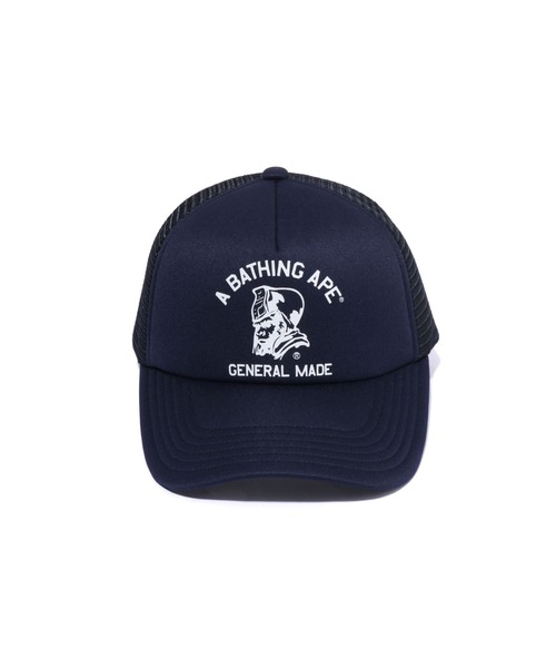 A BATHING APE（アベイシングエイプ） キャップ FREE ネイビー メンズ