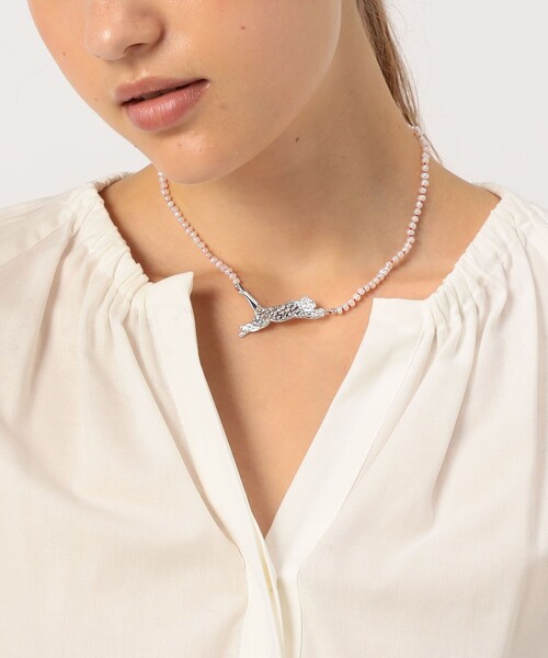 ネックレス PALA LEOPARD HOOK TINY P パールネックレス レディースの画像