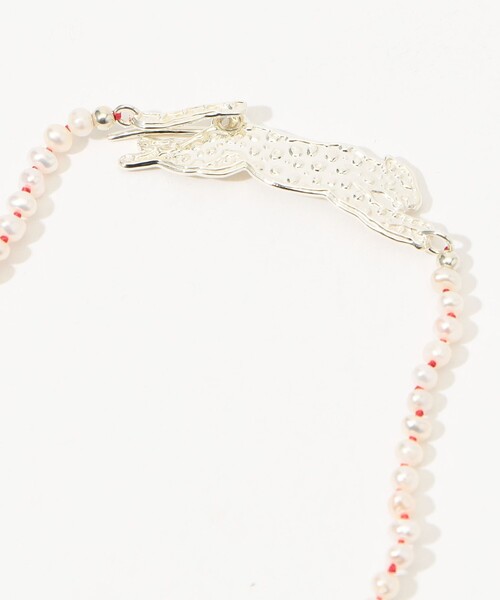 ネックレス PALA LEOPARD HOOK TINY P パールネックレス レディースの画像
