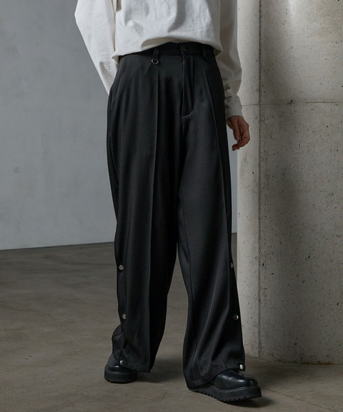 「SERACE」 スラックス L ブラック メンズ_画像8