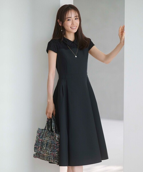 【新品タグ付き】トッカ　TOCCA ワンピース　ブラウス　80 TOCCA（トッカ） シャツワンピース 2 ブラック レディース : ZOZOTOWN