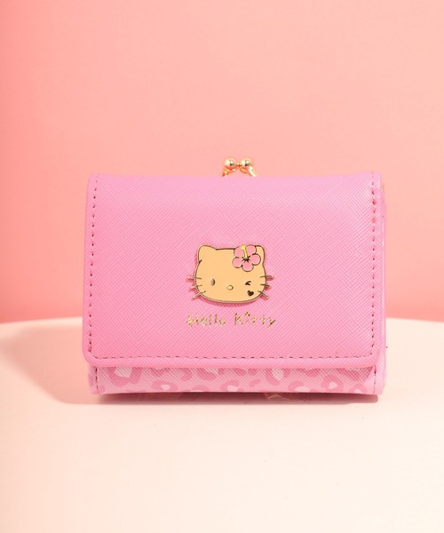 sanrio（サンリオ） 財布 日焼けキティ×アニマル柄口金財布 レディース
