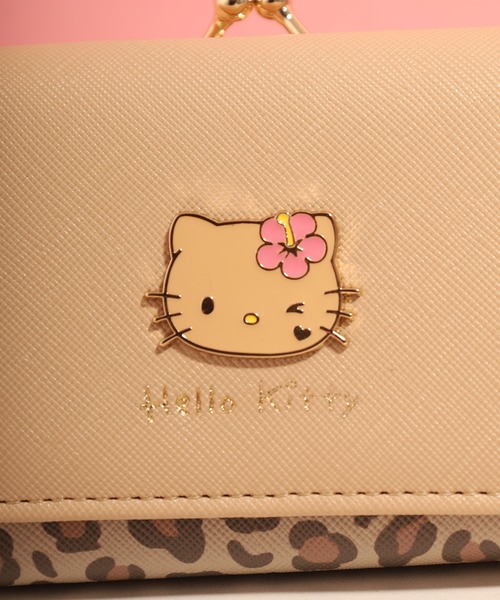 sanrio（サンリオ） 財布 日焼けキティ×アニマル柄口金財布 レディース