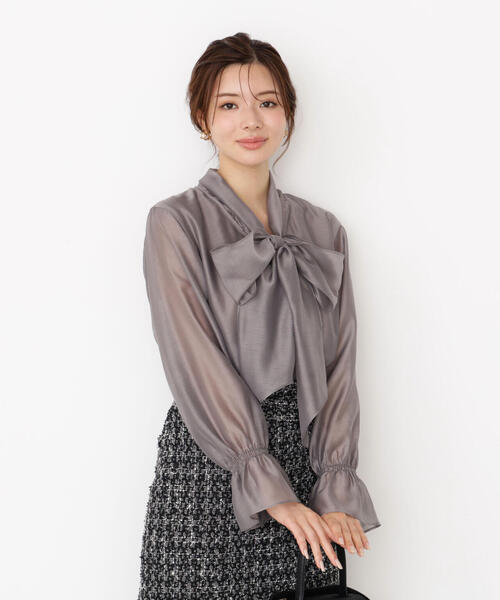 「PROPORTION BODY DRESSING」 長袖ブラウス MEDIUM ピンク レディース_画像3