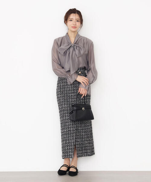 「PROPORTION BODY DRESSING」 長袖ブラウス MEDIUM ピンク レディース_画像4