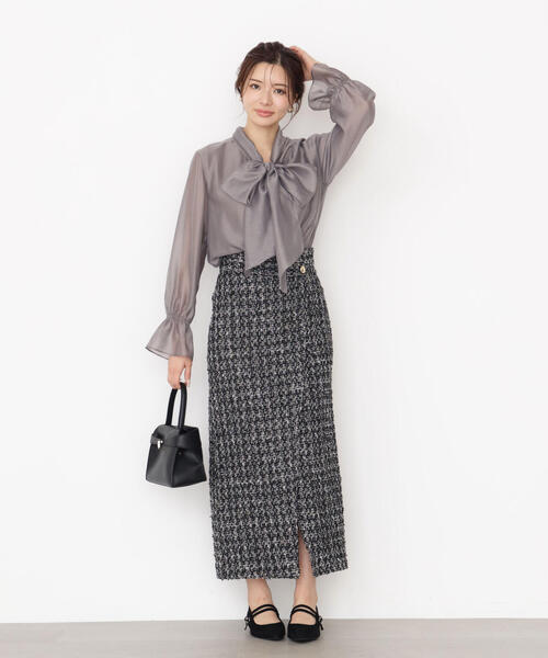 「PROPORTION BODY DRESSING」 長袖ブラウス MEDIUM ピンク レディース_画像5