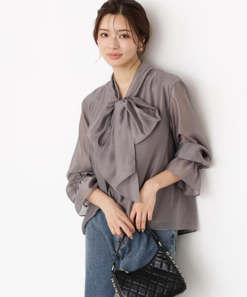 「PROPORTION BODY DRESSING」 長袖ブラウス MEDIUM ピンク レディース_画像7