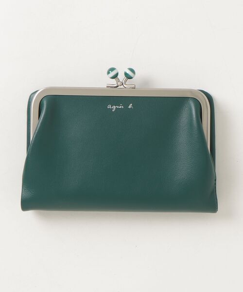 agnes b. 二つ折り財布 グリーン agnes b.（アニエスベー） 財布 FREE グリーン レディース : ZOZOTOWN