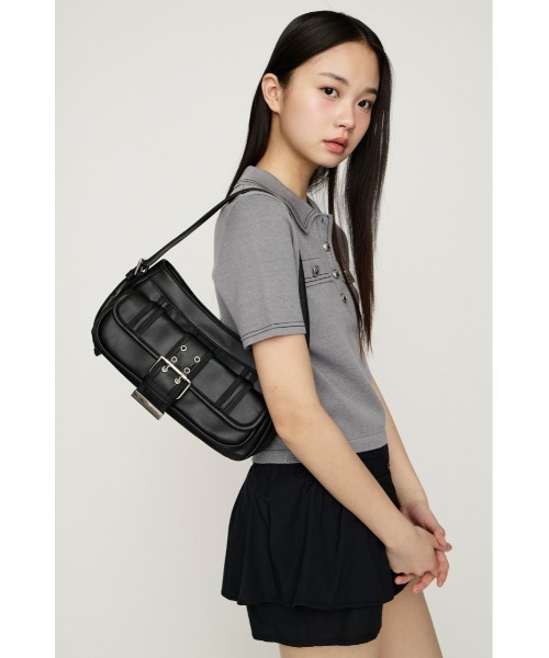 SLY（スライ） ハンドバッグ FRONT BUCKLE HOBO BAG フロントバックル 