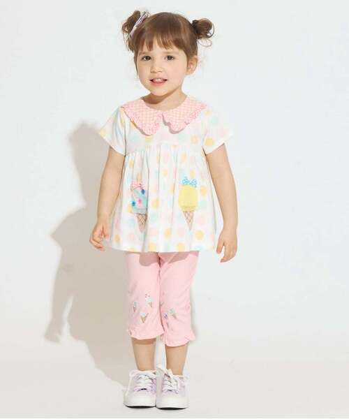 【専用】ベイビーチアー パーティTシャツ＆バナナセットアップ＆ビスケットトップス babycheer（ベイビーチアー） ワイドパンツ パンツ 「サーティワン
