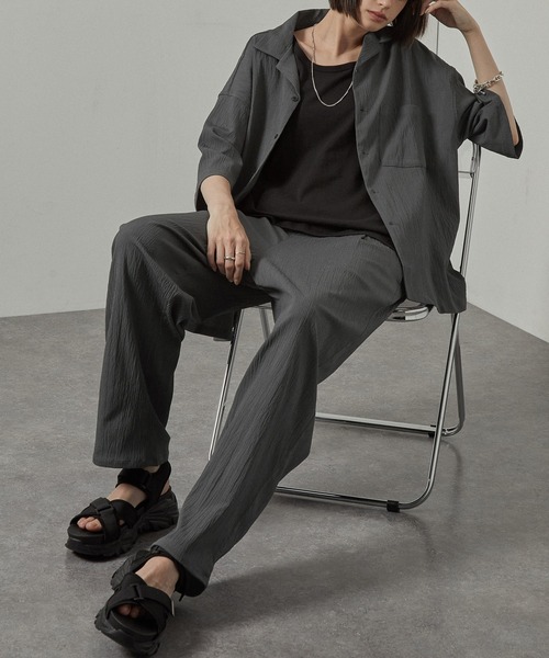 Alfred Alex」 セットアップ L チャコール メンズ : ZOZOTOWN Yahoo!店