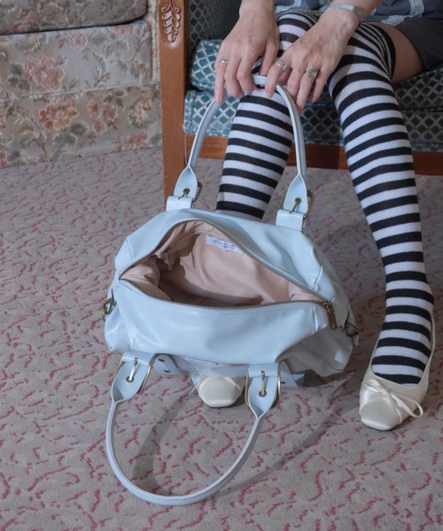 Smyeon ハンドバッグ Belt detail handbag/ベルトデザインハンドバッグ