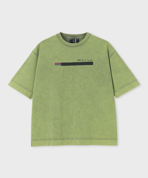 PS Paul Smith tシャツ Sports Stripe Bar” ヴィンテージライク T
