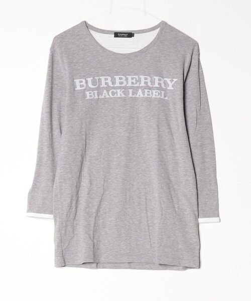BURBERRY BLACKLABE 男性用Tシャツ(7分丈) BLACK BURBERRY | BURBERRY BLACKLABE 男性用Tシャツ(7分丈) BLACK BURBERRY |