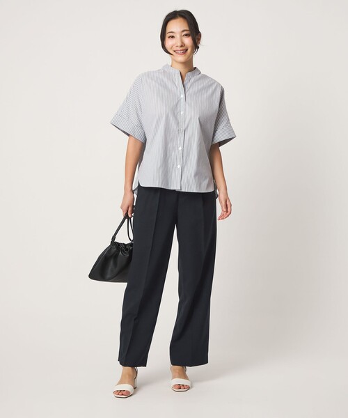 「A DAY IN THE LIFE UNITED ARROWS」 半袖ブラウス FREE ライトブルー レディース_画像5