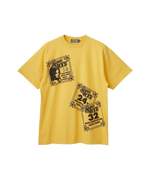 HYSTERIC GLAMOUR（ヒステリックグラマー） tシャツ HG GUITAR STRINGS