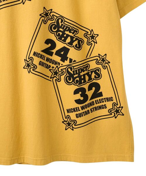 HYSTERIC GLAMOUR（ヒステリックグラマー） tシャツ HG GUITAR STRINGS
