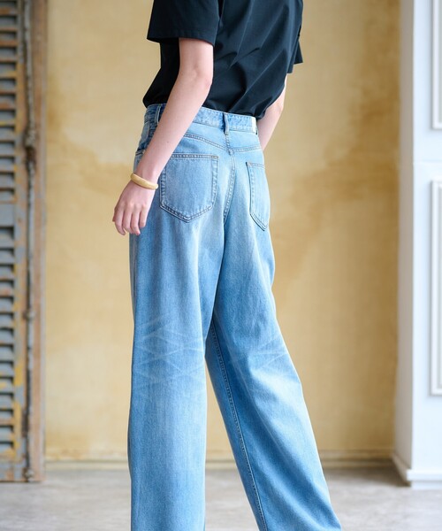 「DRESSTERIOR」 デニムパンツ 34 ブルー レディース_画像6