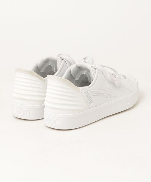 「PUMA」 ローカットスニーカー 25.0cm ホワイト メンズ_画像2