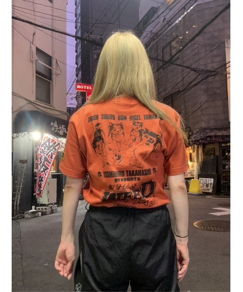 tシャツ 銀牙伝説WEEDオリオン(二子峠ヘイジーオレンジ) メンズ