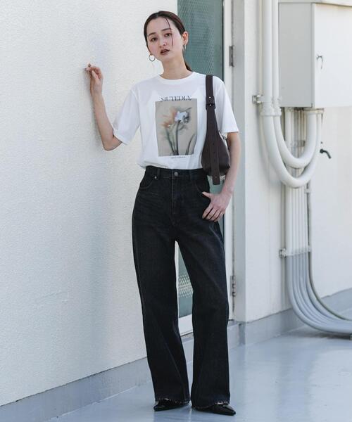 「SENSE OF PLACE by URBAN RESEARCH」 デニムパンツ LARGE インディゴブルー レディース_画像4