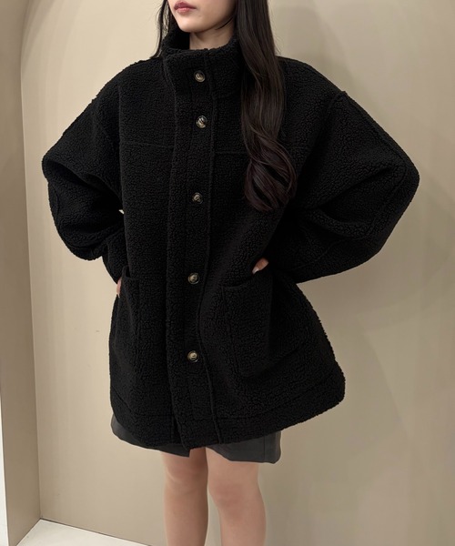 SOELA（ソエラ） ムートンコート ボアコート リバーシブルボアムートン
