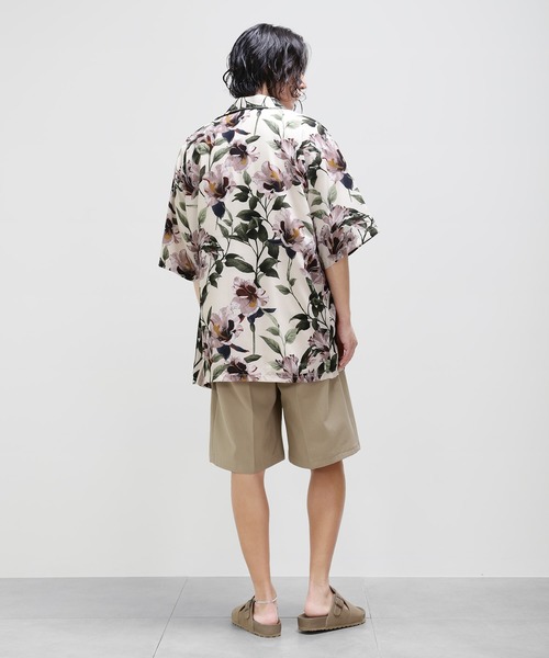 minsobi シャツ 花柄シャツ 半袖 メンズ : ZOZOTOWN Yahoo!店