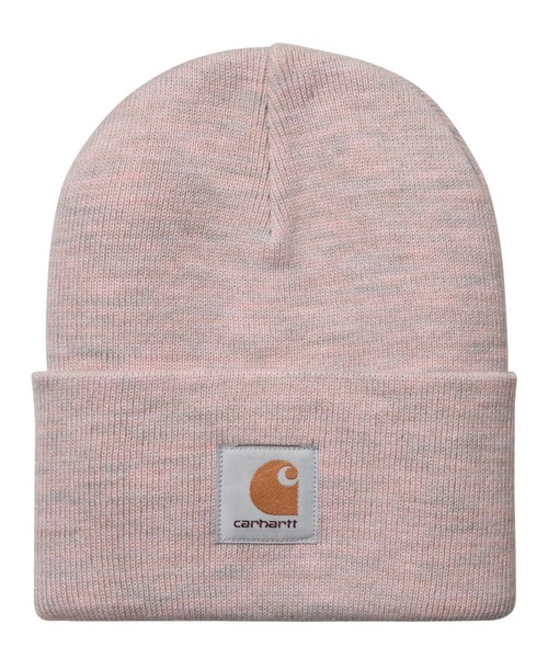 【超希少】Carharttニット帽ピンク USA製 レア Carhartt WIP（カーハートワークインプログレス） ニット帽 ニット