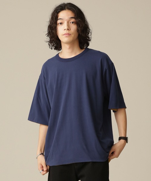 NANO universe tシャツ LB.03/リバーシブルクルーネックTシャツ メンズ 