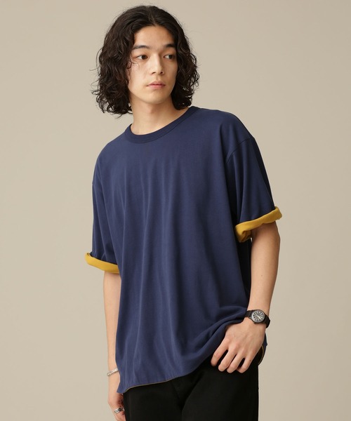 NANO universe tシャツ LB.03/リバーシブルクルーネックTシャツ メンズ 