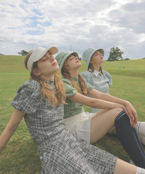 EIMY GOLF スカート カットツイードミニスカート : ZOZOTOWN