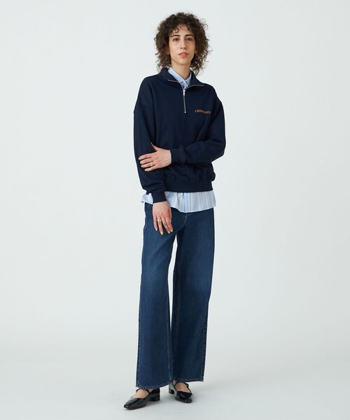 tシャツ 「別注」Les Petits Basics  コットン ジッププルオーバー レディース セール】【別注】Les Petits Basics コットン ジッププル
