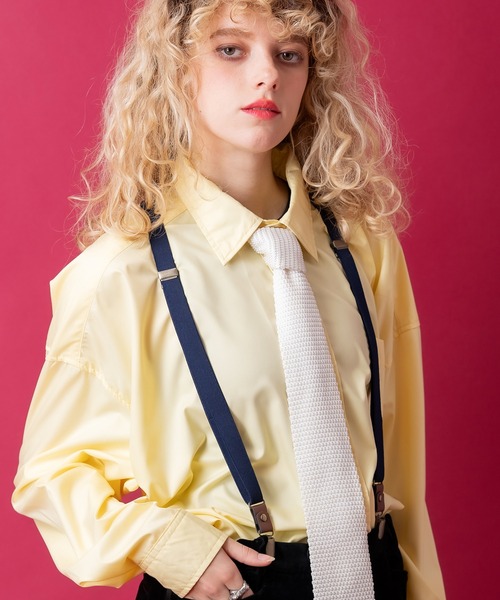 サスペンダー an meets zakka レトロナローサスペンダー メンズ
