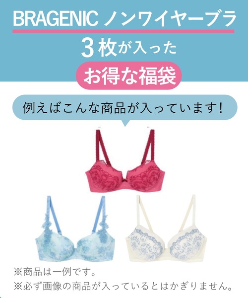 AMPHI(ワコール) ブラジャー 「HAPPY BAG」W'BASIC BRAGENIC
