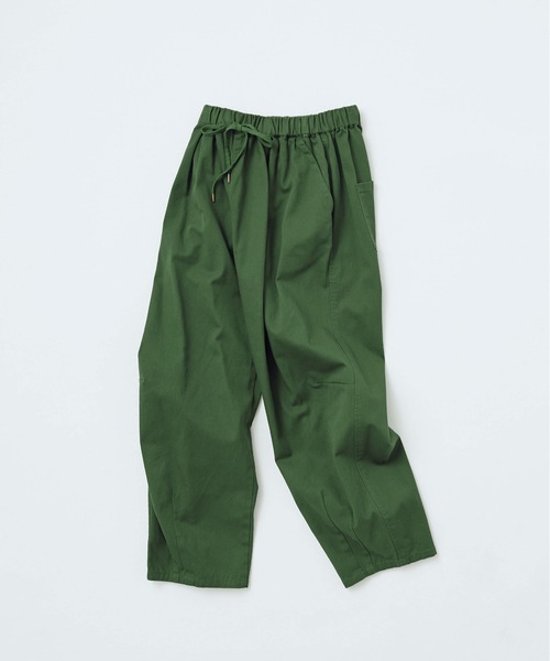 PAR ICI パンツ コットンツイル ボリュームパンツ レディース