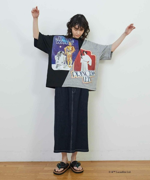 FRAPBOIS tシャツ リメイクT STARWARSコレクション レディース
