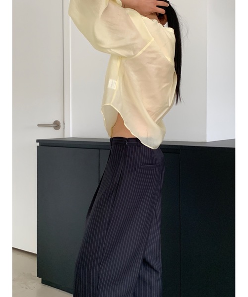 Didot.showroom ブラウス シャツ 「DIDOT.」テンセル シアー