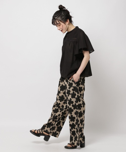 【完売品！】GO TO HOLLYWOOD ピンタックレースフリルブラウス　01 セール】ピンタックレースフリルブラウス（シャツ/ブラウス