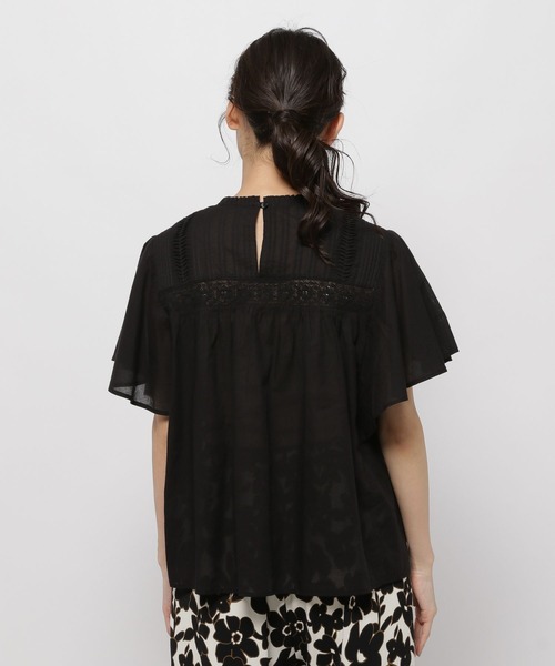 【完売品！】GO TO HOLLYWOOD ピンタックレースフリルブラウス　01 SALE50%OFF GotoHollywood/ゴートゥハリウッド 32480102