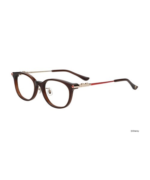 Zoff 伊達メガネ メガネ 眼鏡 「ハーツラビュル寮モデル