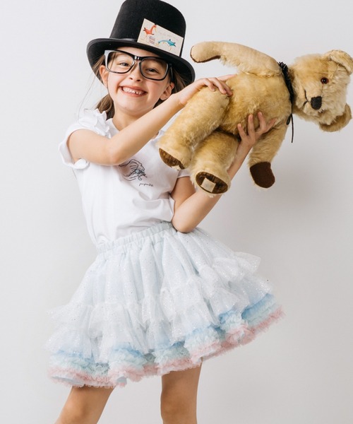 パンパンチュチュ　フリルスカート3点セット　Ｍサイズ チュチュプリンセス【M/90-110cm】【L/110-130cm】（スカート