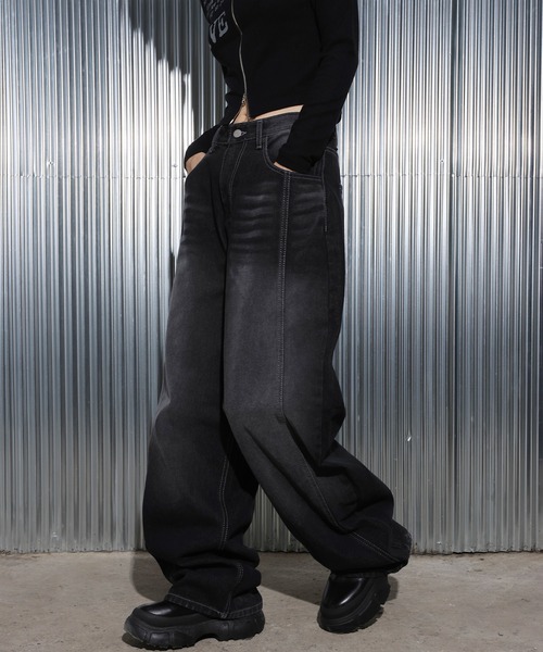 FOLLOWIN ジーンズ デニム デニムパンツ 「UNISEX」「XS~L」「低