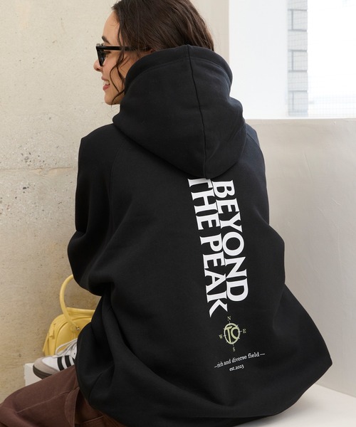 美品♪アメリカーナ テントライン ロゴデザインパーカー ゆったり ラグラン THE CRAFT CREW PRODUCTS パーカー 裏起毛 ヘビーウェイトファンク