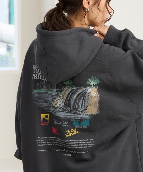THE CRAFT CREW PRODUCTS パーカー 裏起毛 ヘビーウェイトファンク