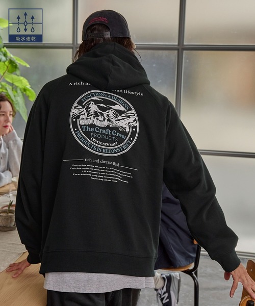 THE CRAFT CREW PRODUCTS パーカー 裏起毛 ヘビーウェイトファンク