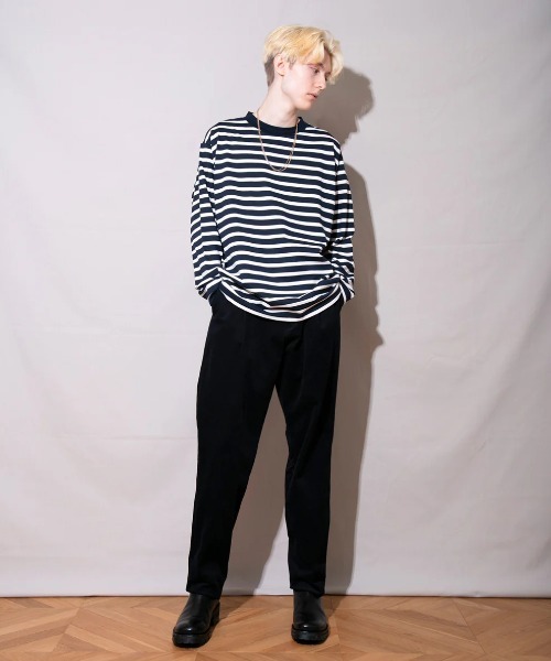 FACTOTUM（ファクトタム） tシャツ Border Long Sleeve T メンズ