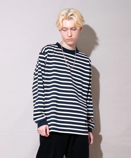 FACTOTUM（ファクトタム） tシャツ Border Long Sleeve T メンズ