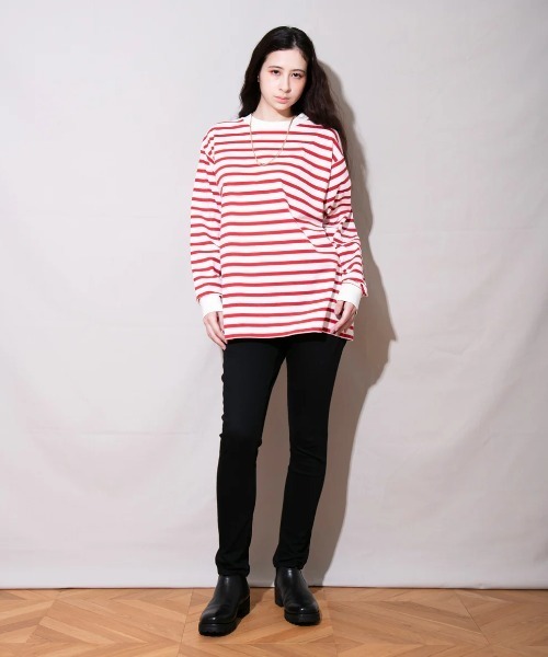 FACTOTUM（ファクトタム） tシャツ Border Long Sleeve T メンズ