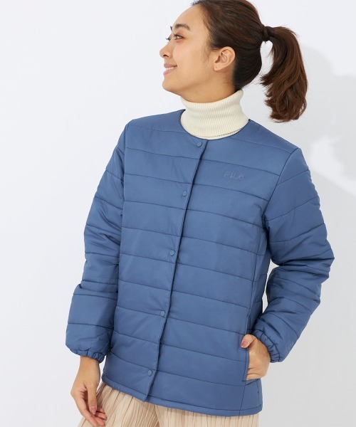 FILA ジャケット ノーカラージャケット 「FILA」ソロライト