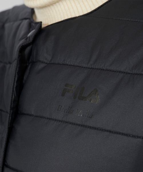 FILA ジャケット ノーカラージャケット ソロライトテック 中綿